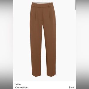 Aritzia Wilfred carrot pants
